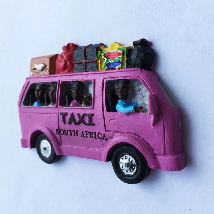 Творческий Южная Африка такси карта Лев туристический Путешествия Сувенир 3D Смола декоративный магнит для холодильника стикер рождественское ручное Творчество подарок