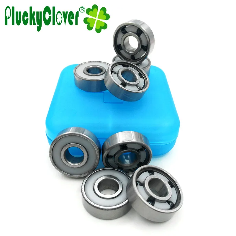 Z-FIRST Precision 608 RS ABEC 11 Bearings for Scooters,Longboards and Skateboards Pack of 10 PCS Black 