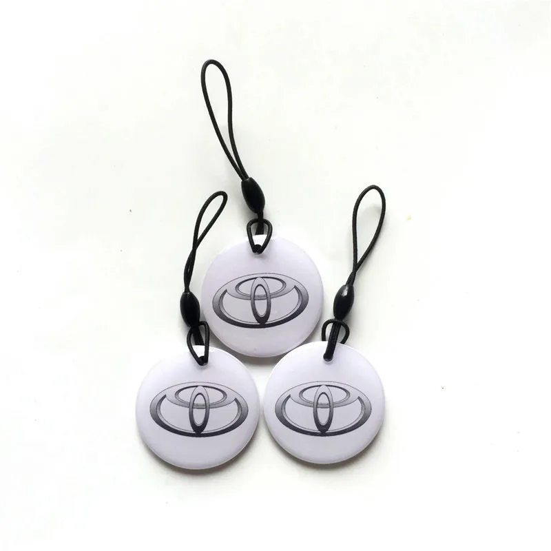 

10 Pcs EM4305 Copy Rewritable Writable Rewrite keyfobs RFID Tag Key Ring Card 125KHZ Proximity Token Access Duplicate