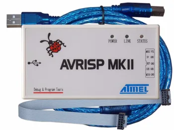 

NEW 1PC AVRISP mkII download automatically upgrade support AVR STUDIO4 \ 5 \ 6 \ 7