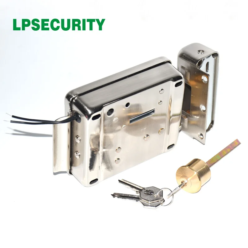 Электронный дверной замок LPSECURITY видеодомофон с дверным звонком и управлением