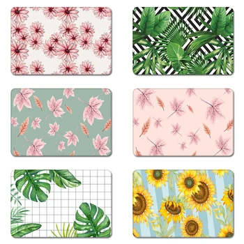

Vintage Sunflower Leaves Maple Leaf Flower Cool Designs Nature Rubber Table Mouse Pad Laptop Computer Enclosure Mousepad Mat