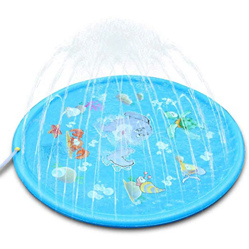 discount  170cm Outdoor Children Playing Swimming Pool Toy Water Sprinkler Mat Lawn Cushion Cushion Pool Game