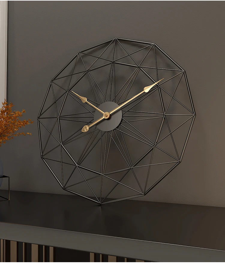 Простые настенные часы в скандинавском стиле, для гостиной, индивидуальная форма, бесшумные часы, креативный тренд, роскошные домашние большие настенные диаграммы