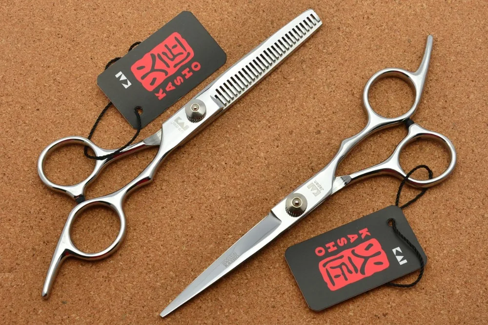

6.0INCH JP Stainless Hairdressing Scissors Haircut Set Barber Scissors Cutting Shears Thinning Shears Professional Hair Scissors