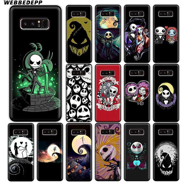 Мягкий силиконовый чехол WEBBEDEPP Jack Skellington для Samsung Galaxy A9 A8 A7 A6 Plus 2018 A5 A3 2017 2016 Note 9 8 |