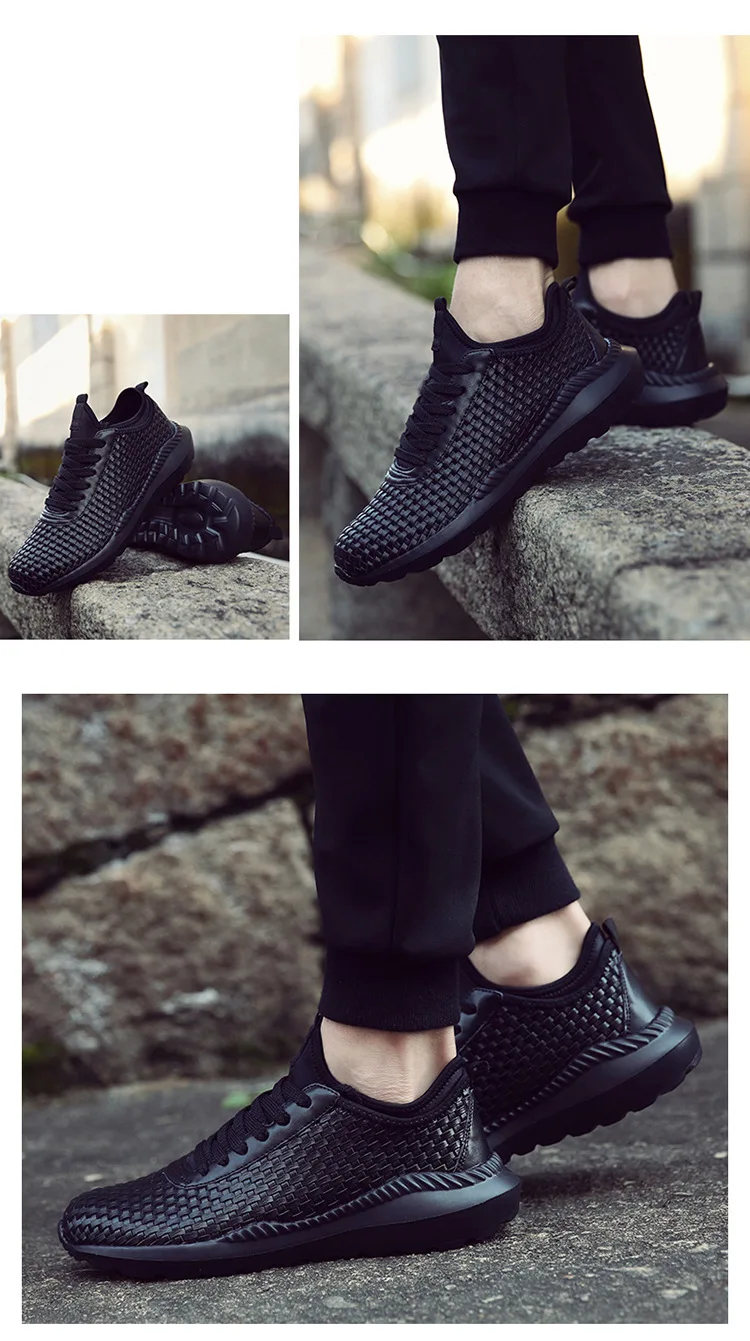 Skyaxmoto/Обувь для мужчин новинка года кружево до бег Мужская обувь весна осень дышащие тканые кроссовки Chaussure Zapatos De Hombre