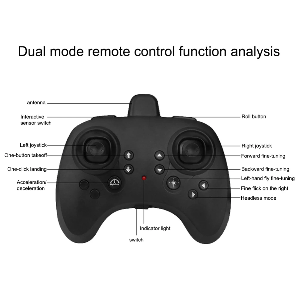 Пульт дистанционного управления игрушка 2,4 г пульт дистанционного управления четырехосный интерактивный; ИК самолет игрушка БПЛА взлет