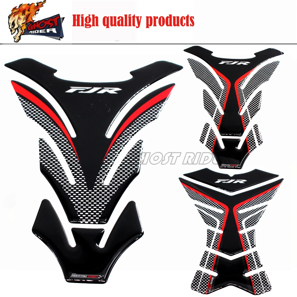 

3D Carbon-look Motorcycle Tank Pad Protector Decal Stickers Case for yamaha FJR 1300 FJR1300 A AS ABS