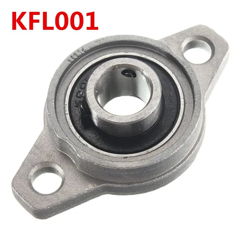 0.8 cm Metal Pillow Flange For Machinery Silver
