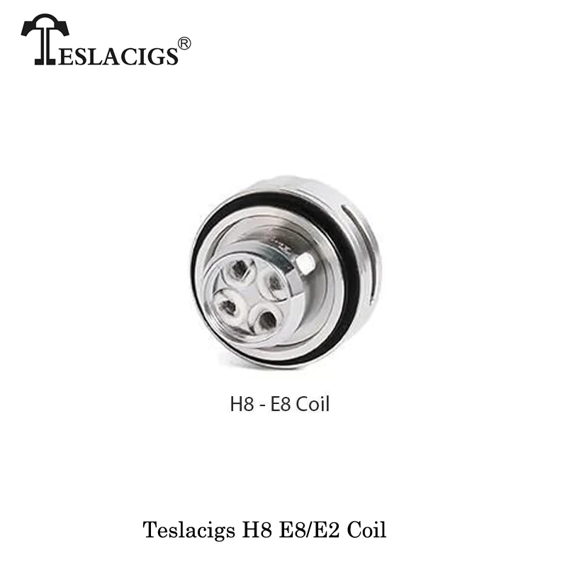 Электронная сигарета оригинал Tesla H8 Танк катушка E8/E2 для Teslacigs мини/SMOK TFV8 ребенок