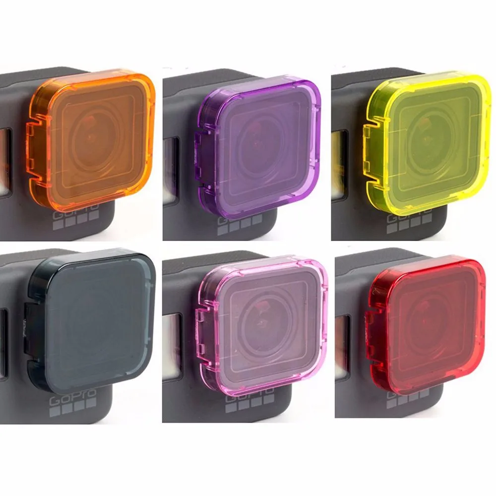 For Gopro Hero 5 Accessories Diving Filters Lens for Gopro Hero 5 Black