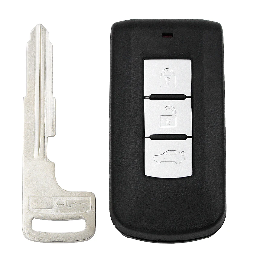 2 кнопки 3 кнопки дистанционный смарт ключ-брелок FSK433MHz PCF7952 чип для Mitsubishi Lancer Outlander ASX(с аварийным ключом