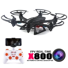 NEW MJX X800 drone quadcopter RC helicopter 2.4G 6-axis 4CH Remote Control Drones can add C4016 / C4015 Wifi FPV camera for sale