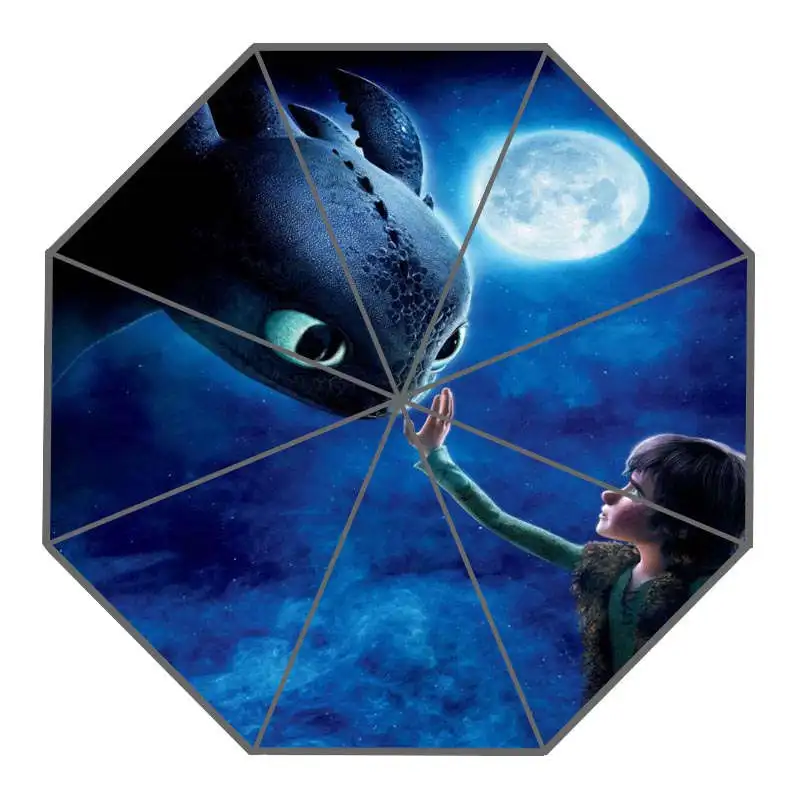 

Nice How to Train Your Dragon Custom Sunny and Rainy Umbrella Design Portable Fashion Stylish Useful Umbrellas Good Gift