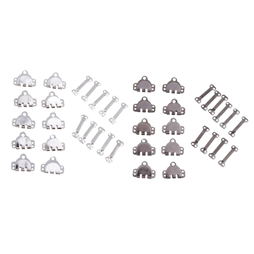 10 Sets Skirt Trousers Hook and Eye Closure Set for Sewing Craft Clothing Repair