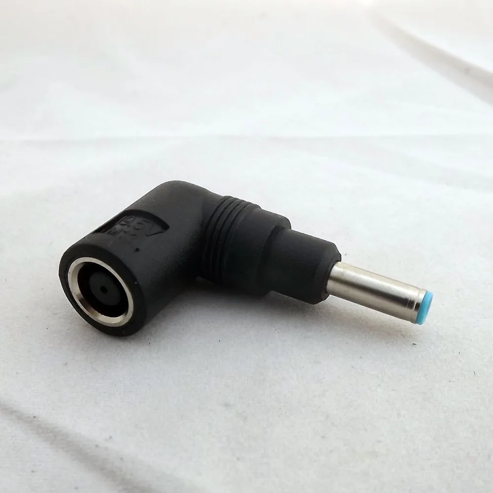 

1pcs DC Power 7.4x5.0mm Female To 4.5x3.0mm Male Angled Adapter Connector for HP DELL