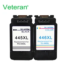 Ветеран PG445 CL446 Замена для canon pg 445 cl 446 чернильный картридж для Pixma MX494 MG 2440 2540 2940 2942 IP2840 принтер