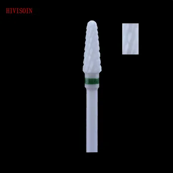 

5Pcs/Lot Conical Shape- Cross Cut - White Zirconia Ceramic Dental Lab Burs - ISO 201(XC) 0305.040