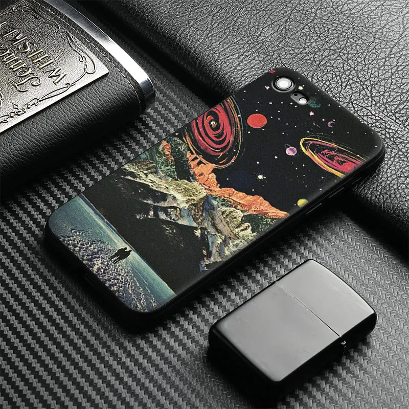 

Universe Amazing Collages Art Coque Tpu Soft Silicone Phone Case Cover Shell For Apple IPhone 5 5s SE 6 6s 7 8 Plus X 10
