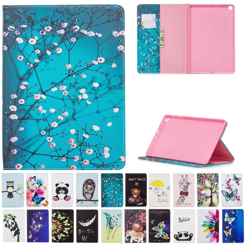 

For Samsung Galaxy Tab A 10.1 2019 T515 T510 wallet Flip Stand case coque SM-T510n 10.1" Tablet Anti-crack Cover Protector funda