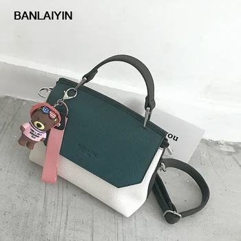 

New Hit Color High Quality PU Leather Fashion Handbags Shoulder Messenger Bag Casual Tote Bags Tide Shell Package
