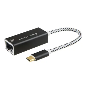 

USB-C to Ethernet Adapter, CableCreation USB Type C to RJ45 Gigabit Ethernet Adapter, Small Size and No Drive Required