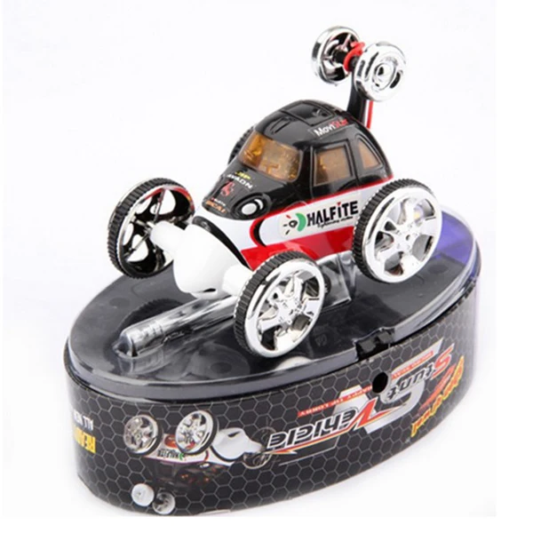 Mini Led RC 360 degree Wheelie Remote Control Stunt Car Toy Birthday Christmas Gift 3 Colors
