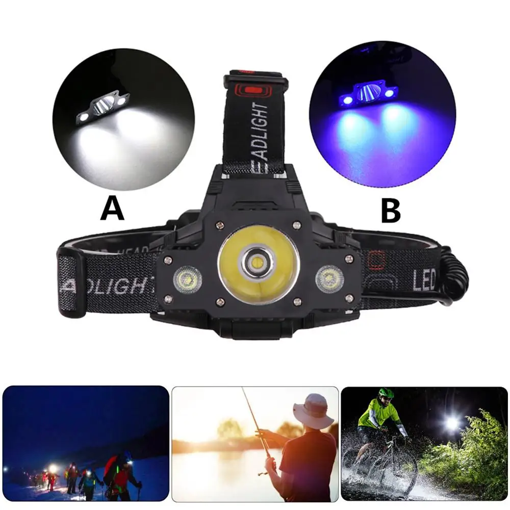 

Dragonpad High Power LED Head Light 4000-4500lm Adjustable Fishing Flashlight Torch Headlight