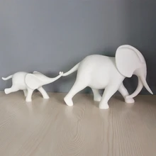 Animal Resin Crafts Elephant Ornament Creative Sandstone Elephant Furniture Ornaments Living Room Home Decor Sculpture Crafts