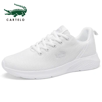 

CARTELO women's shoes casual sports white shoes women simple tie muffin thick bottom wild running breathable low to help couple