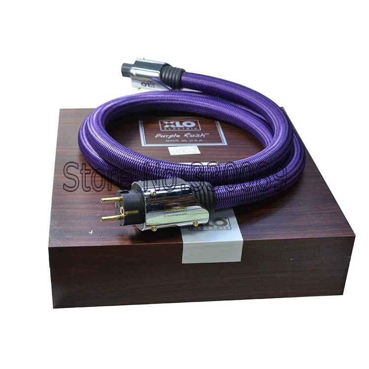 bilder für Freies verschiffen 2 meter/pieces XLO Lila Rush HIFI EU AC Audiophile Power kabel/Schuko Power Kabel ohne box bilder für Freies verschiffen 2 meter/pieces XLO Lila Rush HIFI EU AC Audiophile Power kabel/Schuko Power Kabel ohne box