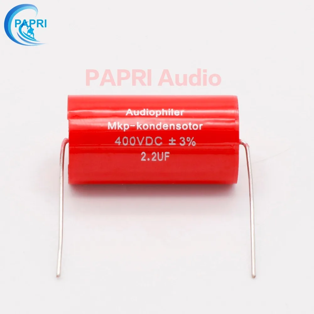 PAPRI Audiophiler Axial MKP 2 мкФ 400VDC звуковой конденсатор для Hifi аудио трубки гитарный