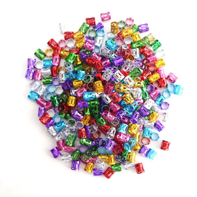 Mixed Color Dreadlock Beads for Hair Adjustable No Rust Aluminum Metal Cuffs Beads 0.8mm 100pcs Braiding Hair Decoration Jewelry Mixed Color Dreadlock Beads for Hair Adjustable No Rust Aluminum Metal Cuffs Beads 0.8mm 100pcs Braiding Hair Decoration Jewelry