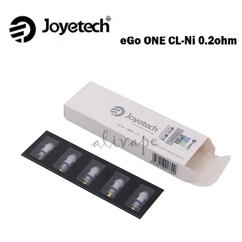 5pcslot Joyetech Evic VT CL-NiCL- Ti Replacement Coil Head 0.2ohm 0.25ohm 0.4ohm eGo One Mega CL-Ti CL-Ni Head Organic Cottons 6