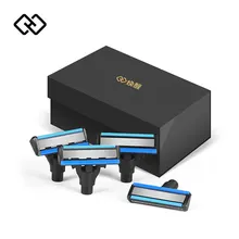 Г-н handx 6-слой лезвия крепится с помощью бритвенной головки 4 заправки зажигалок