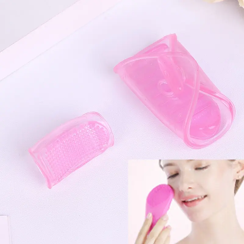 Waterproof Silicone Facial Cleansing Brush Skin Remove Blackhead Face Massager Lift Tool for Women 1PCS
