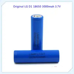 100% оригинал для LG D2 18650 3000 мАч 3.7 В литий-ионная аккумуляторная батарея высокого качества с Лидер продаж аккумулятор (1 шт.)