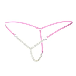 여성용 섹시 속옷, 끈팬티, 끈, 진주 란제리, G 스트링, 가랑이 없는 팬티, 숙녀 탱가