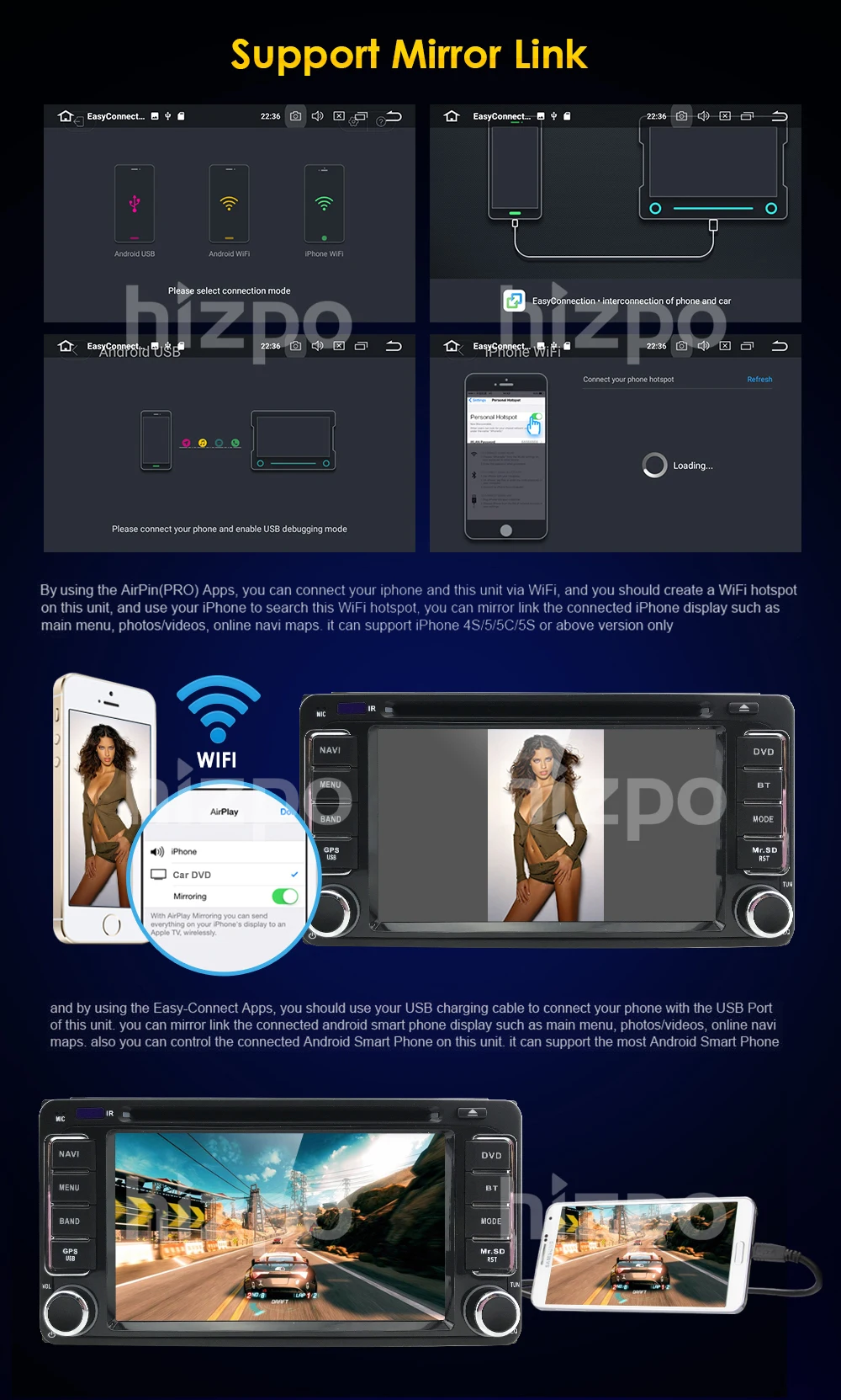 Excellent Android8.0 Octa 8 Core 4G RAM 32G ROM car dvd player for Toyota Hilux VIOS Old Camry Prado RAV4 Prado 2003-2008 4G LTE Network 6