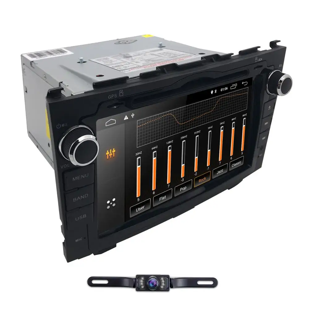 Best Newest  2 Din Android 9.0 Car auto radio stereo head unit GPS multimedia system DVD player for Honda CRV 2007-2011 DAB+ TPMS OBD 3