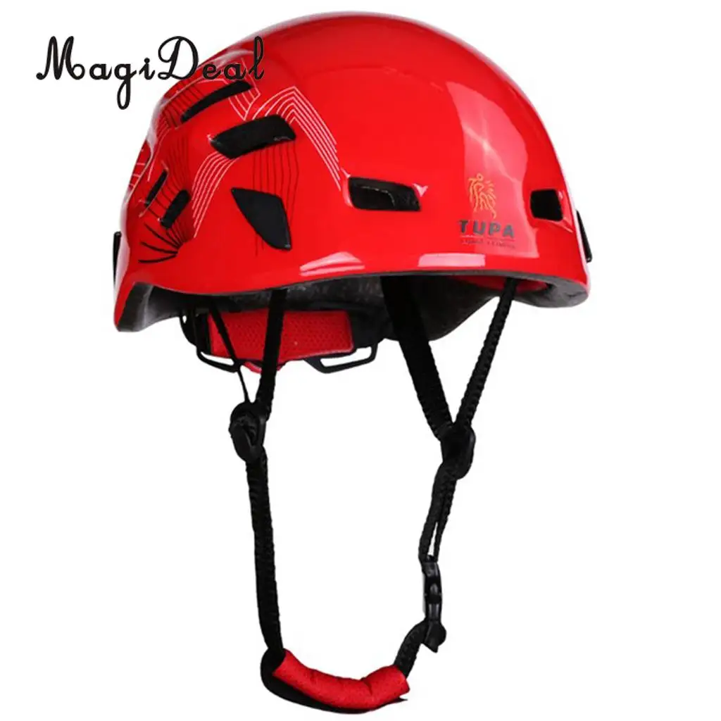 MagiDeal Outdoor Mountaineering Helmet Safety Climbing Rappelling Protect Gear for Kayaking Canoeing Boating Rafting Protection
