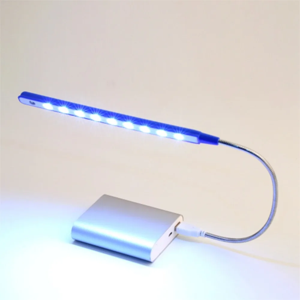 

Mini Flexible 10 LED USB Portable Lamp Light for Laptop Notebook Desktop PC