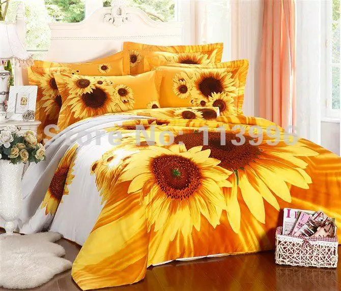 hot sell sunflowers bedding set 4pc sets high quality hot sell sunflowers bedding set 4pc sets high quality