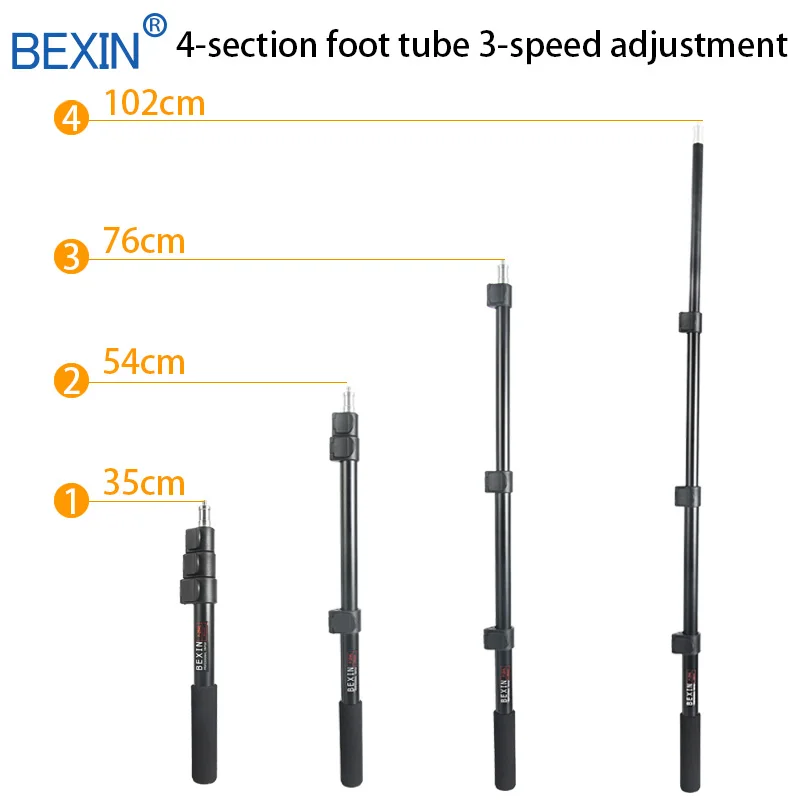  BEXIN flash accessories 102cm portable handheld flash bracket 1/4 screw interface photography light