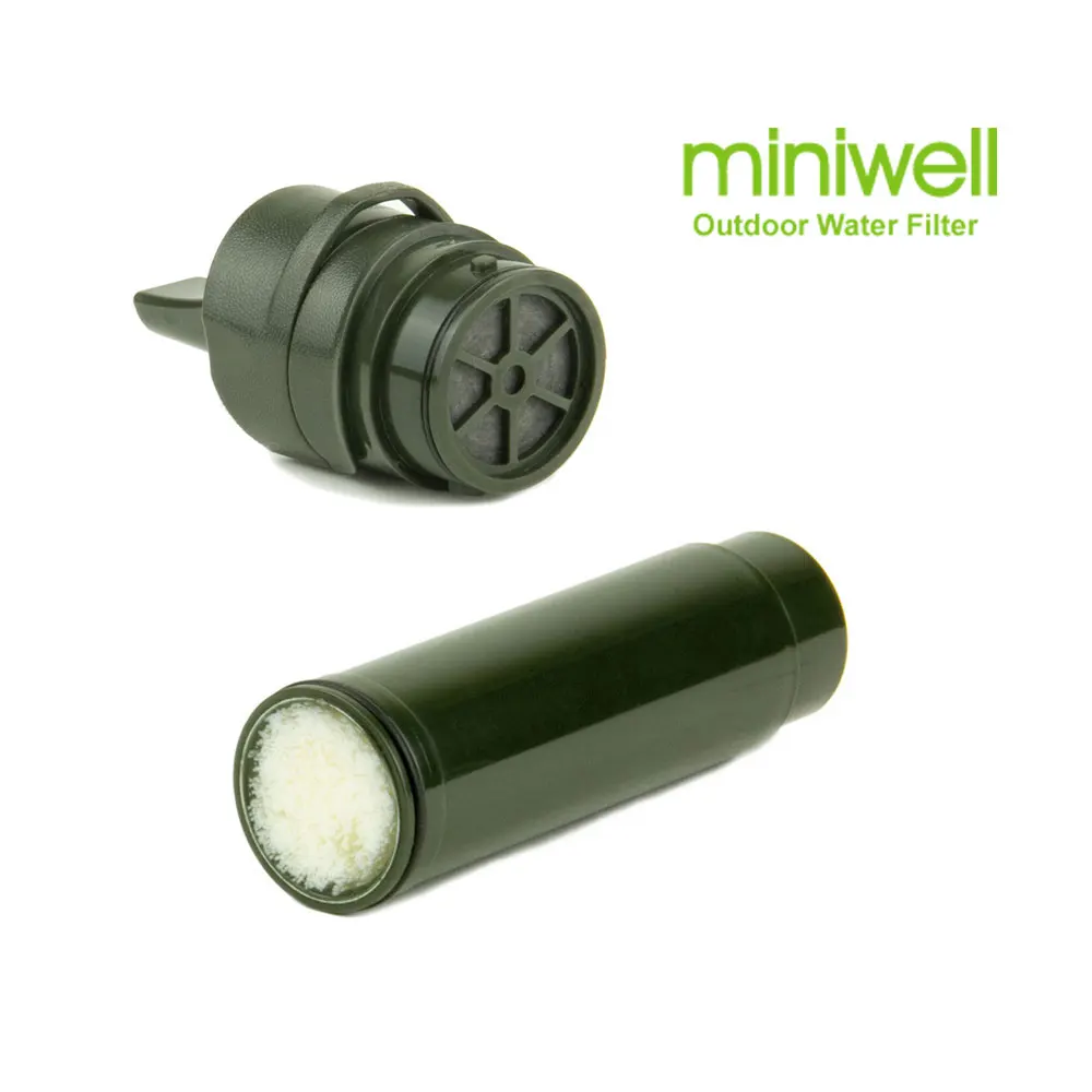 

miniwell L600 filter replacements -- UF Filter and Carbon fiber filter(fit in miniwell L600 Straw Water Filter)