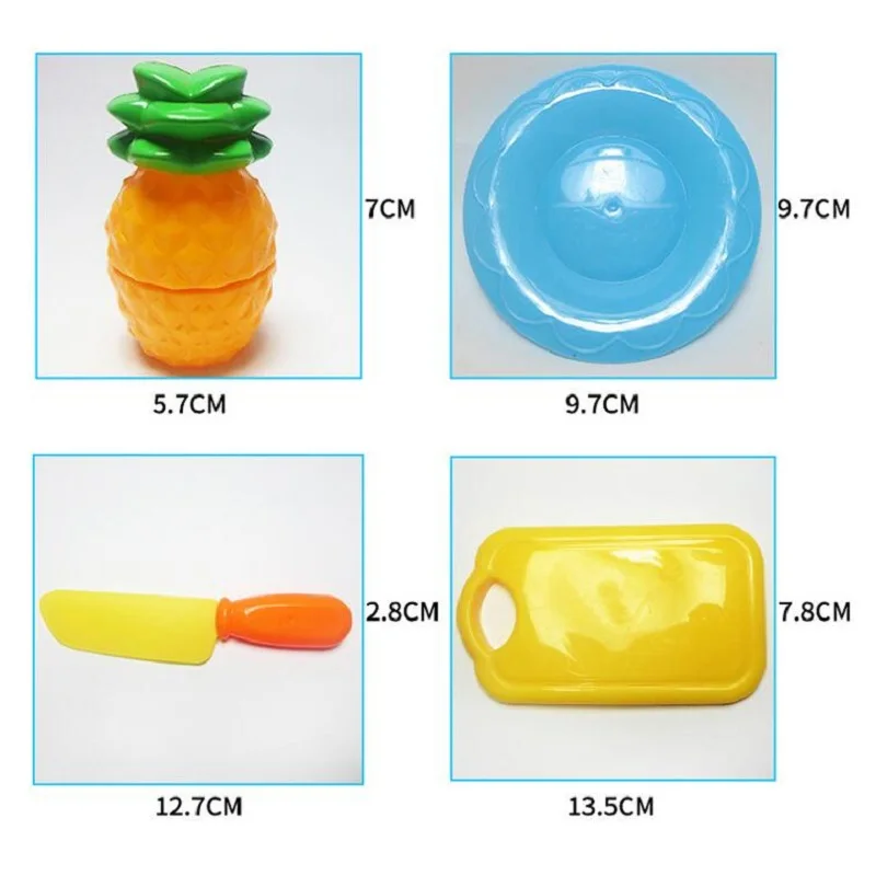 Fly AC кухонные игрушки забавная резка фрукты овощи ролевые продукты набор для детей дошкольное образование возраст развития 24 шт набор