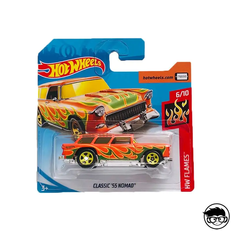 Hot Wheels Classic ཱི Chevrolet Nomad HW Flames 349/365 2018 короткая карта|Настольный футбол| |
