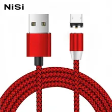 Магнитный зарядный кабель NISI, 1 м, 2 м, IOS TypeC, микро USB разъем, магнитное зарядное устройство для iPhone, samsung, Xiaomi, LG, huawei, всех смартфонов