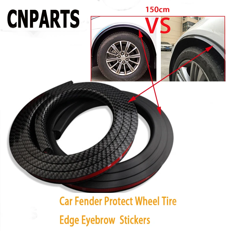 Карбоновые наклейки CNPARTS для автомобильных колес 150 см Volvo S60 V70 XC90 Subaru Forester Peugeot 307
